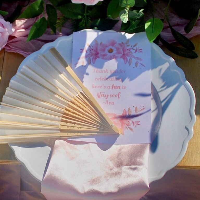 Custom hand fans