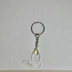 Raindrop Butterfly Keychain